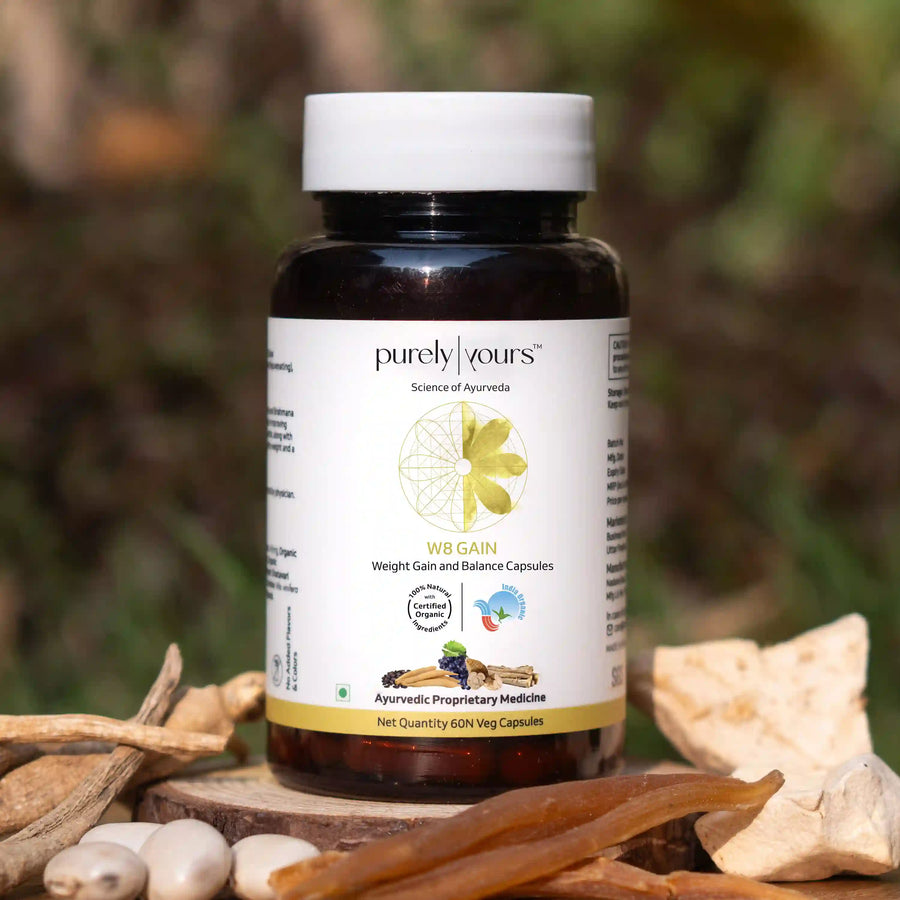 Natural Weight Gainer Capsules — Ayurvedic | Purely Yours - W8 Gain
