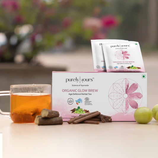 Organic Glow Brew | skin glow and brightening tea