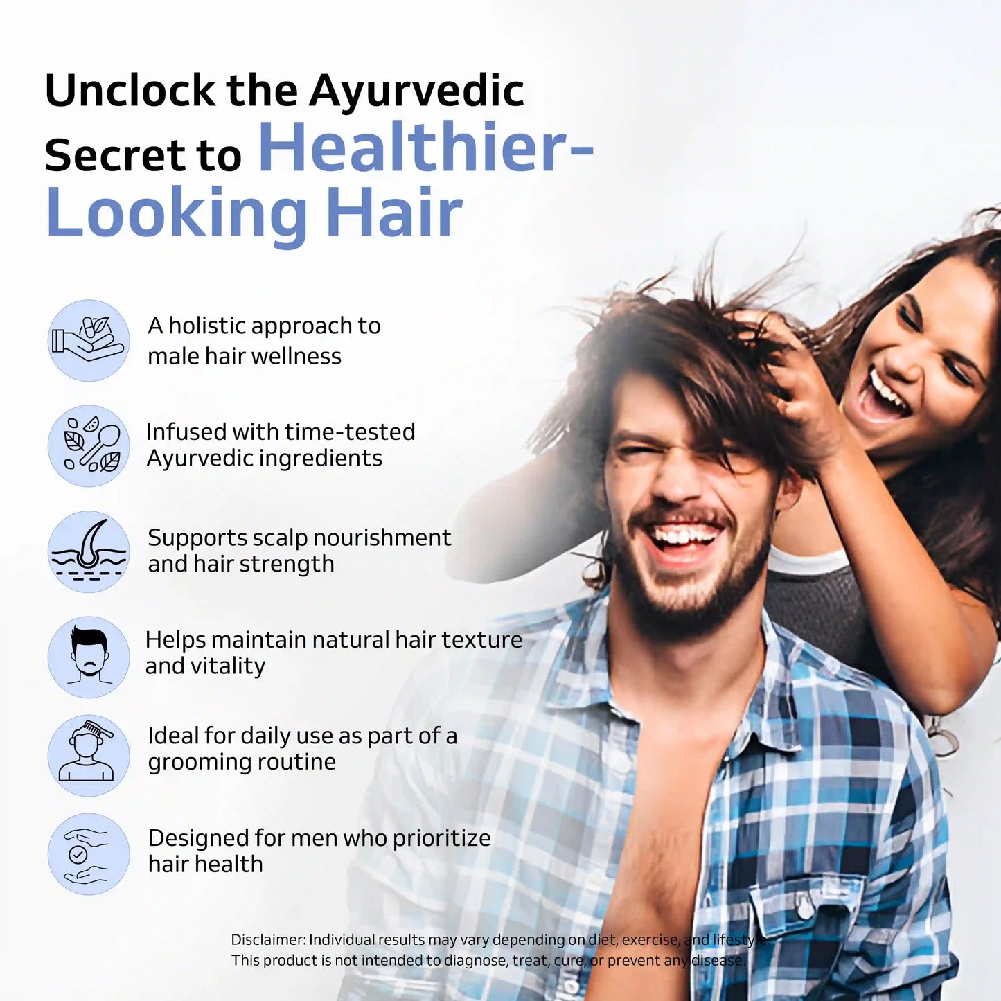 Promotes Hair Growth & reduces hairfall for him