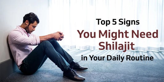 Top 5 Signs You Might Need Shilajit in Your Daily Routine