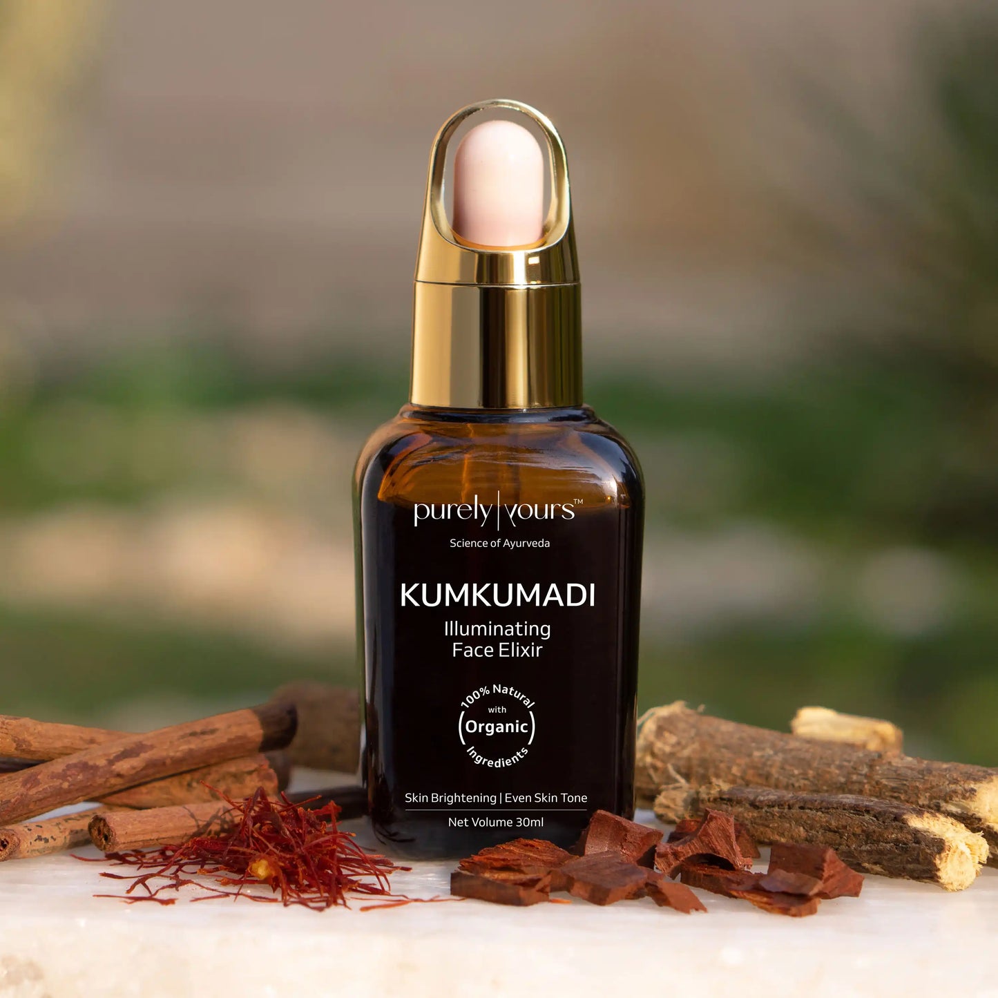 Kumkumadi Illuminating Face Elixir | 5 in 1 face serum