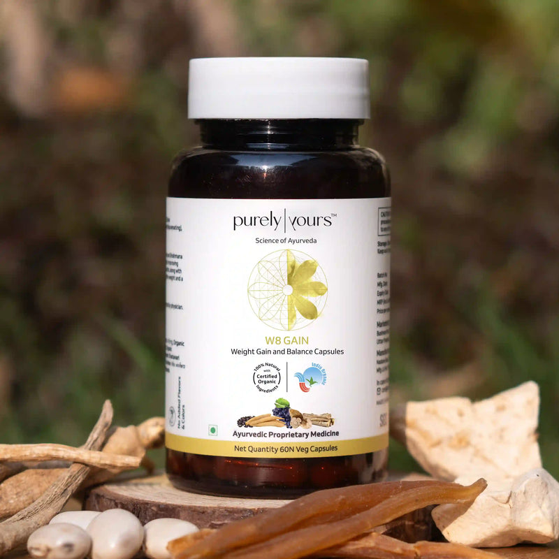 Natural Weight Gainer Capsules — Ayurvedic | Purely Yours - W8 Gain