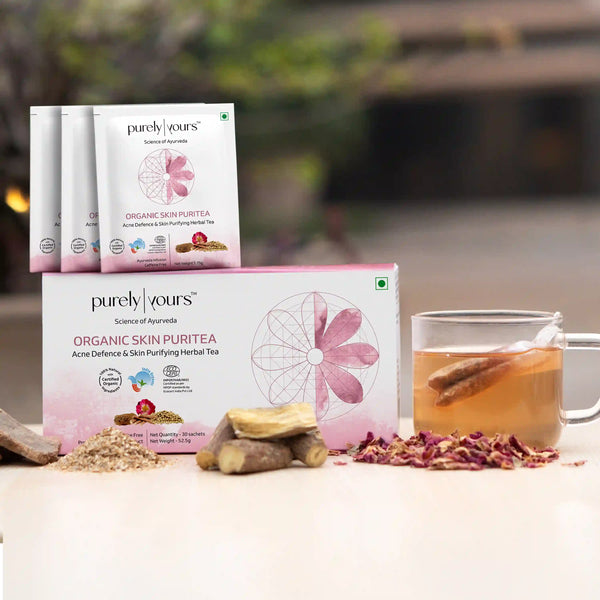 Organic Skin Puritea | organic acne treatment tea