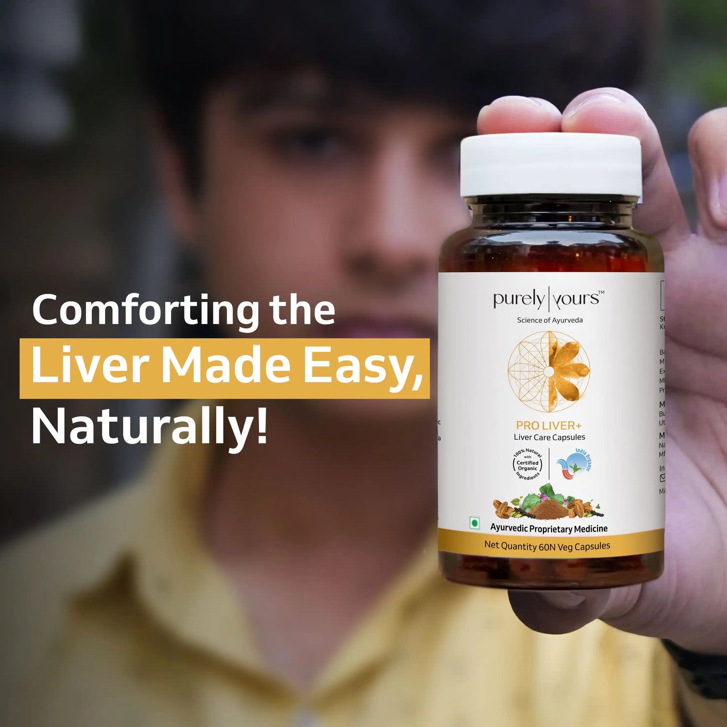 Pro Liver + | Ayurvedic Liver Cleanse and Detox | 60 Capsules