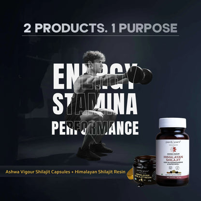 Ashwa Vig-our® Shilajit & Pure Shilajit Resin