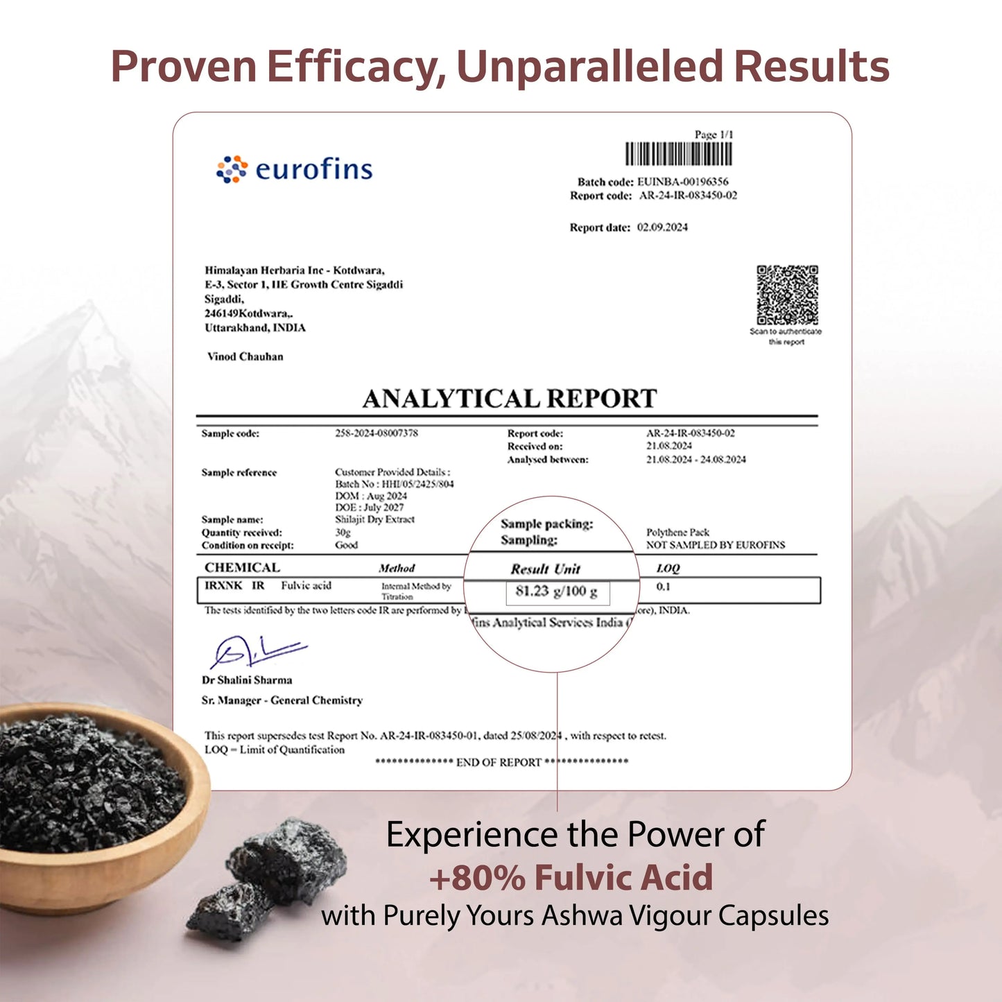 Ashwa Vig-our® Shilajit & Pure Shilajit Resin