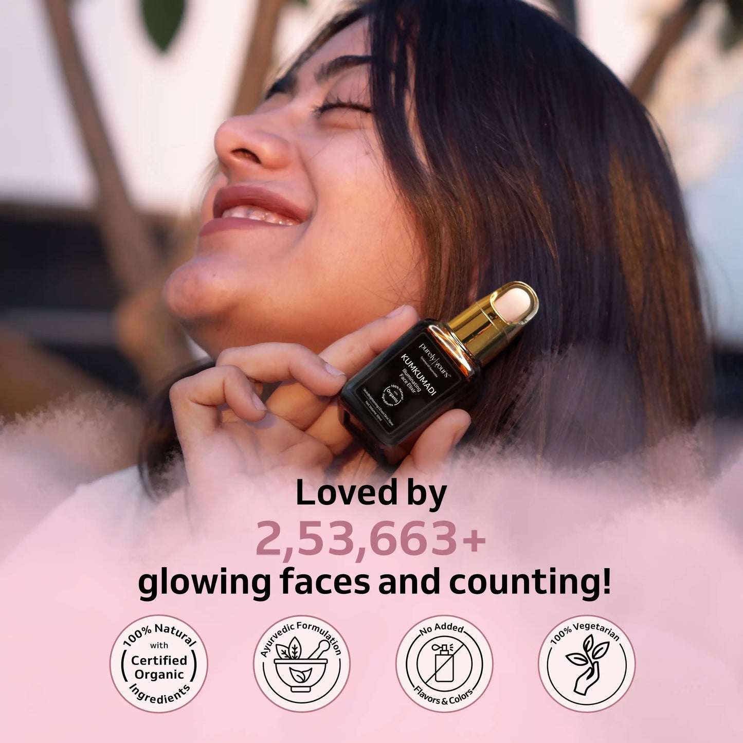 Kumkumadi Illuminating Face Elixir | 5 in 1 face serum