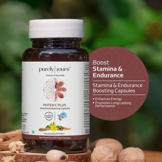 Poten C Plus | Ashwagandha and Gokshura | 60 Veg Capsules