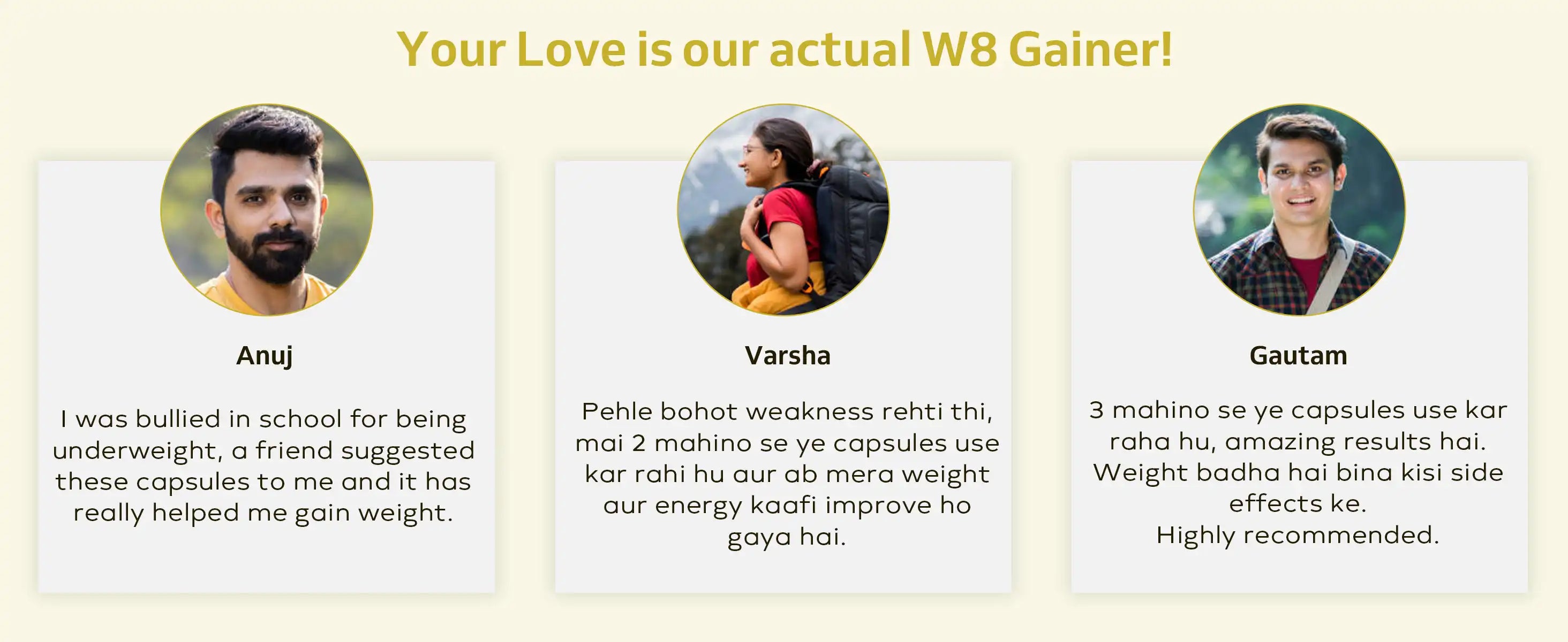 Description image for W8 Gain | healthy weight gain solution