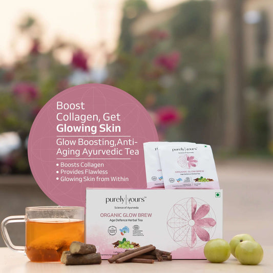 Organic Glow Brew | skin glow and brightening tea