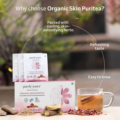 Organic Skin Puritea | organic acne treatment tea